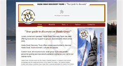 Desktop Screenshot of haidagwaiidiscovery.com